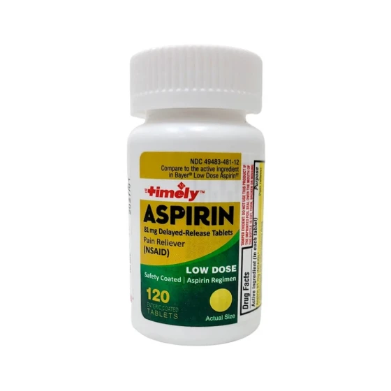 ASPIRIN LOW DOSE 120 TABLETS