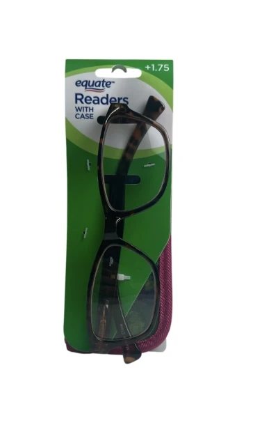 READING GLASSES AND POUCH +1.75