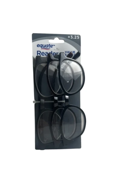 3 PACK READING GLASSES +3.25