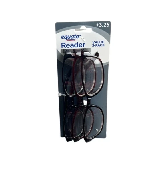 READING GLASSES AND POUCH +3.25