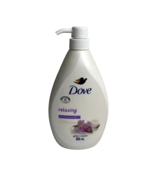 DOVE RELAXING JASMINE AND COCONUT MILK BODY WASH 800 ML