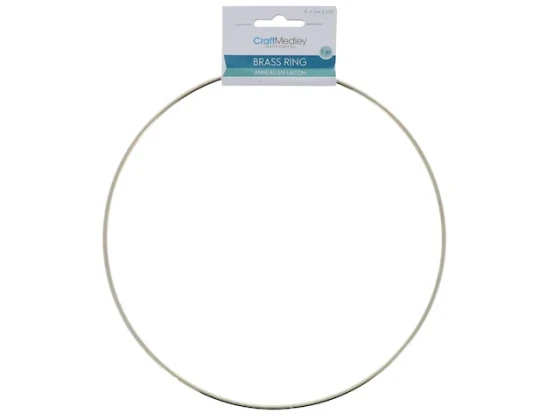 BRASS RING 8IN