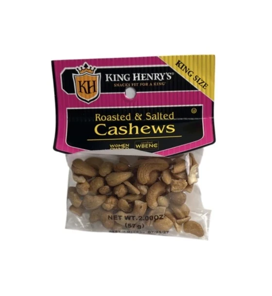 2.49 ROASTED AND SALTED CASHEWS 2 OZ