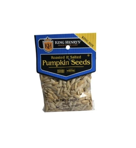 2.49 ROASTED AND SALTED PUMPKIN SEEDS 3 OZ
