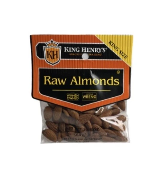 2.49 RAW ALMONDS 64 G