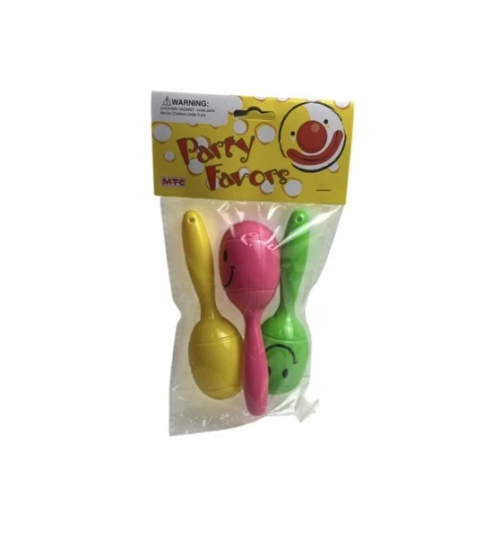 MARACAS PARTY FAVORS 3 PCS
