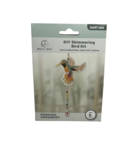 DIY SHIMMERING BIRD KIT HANGING ORNAMENT