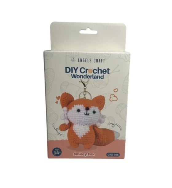 DIY CROCHET WONDERLAND SMILEY FOX