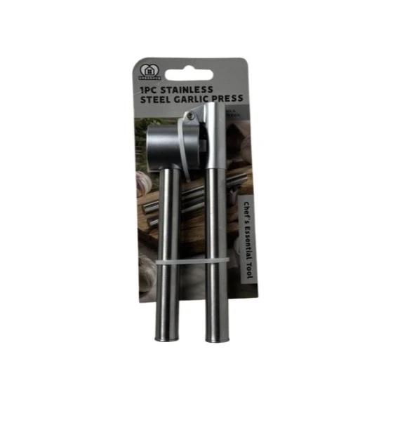 STAINLESS STEEL GARLIC PRESS