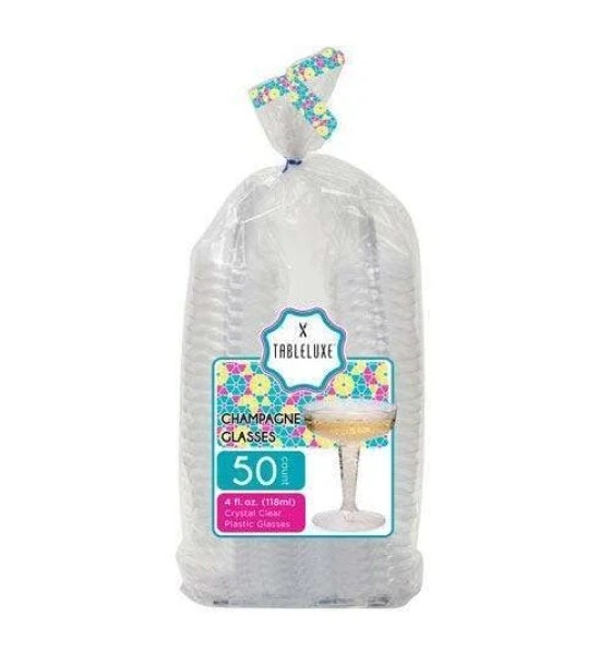 CHAMPAGNE CUPS 50 COUNT 4 FL OZ
