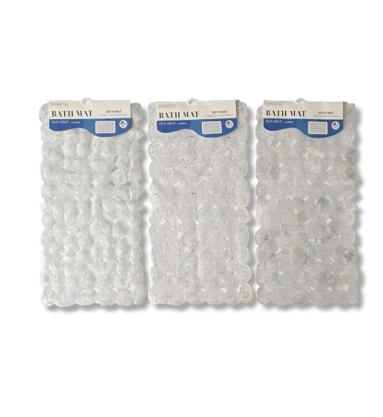 BATH MAT 13.4 X 26.6 INCH CLEAN OVAL STONE PATTERN