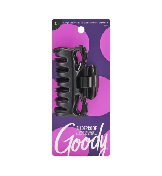 GOODY SLIDEPROOF LARGER CLAW CLIP