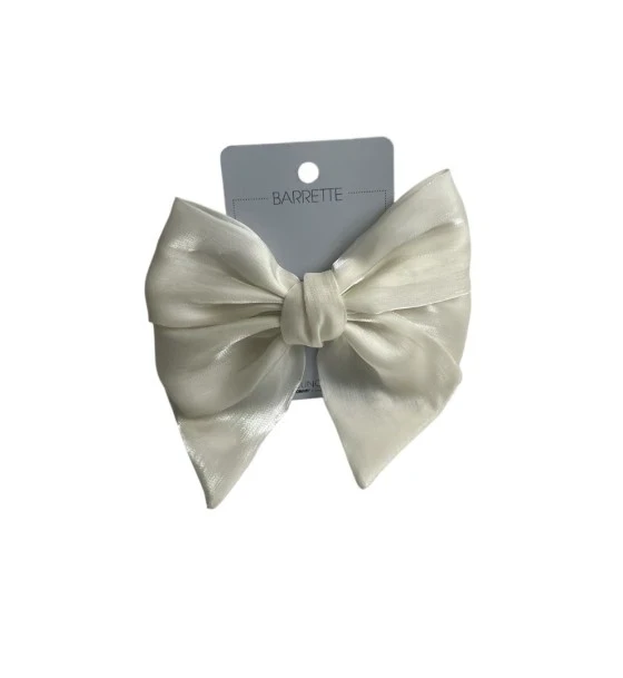 HAIR BOW WHITE