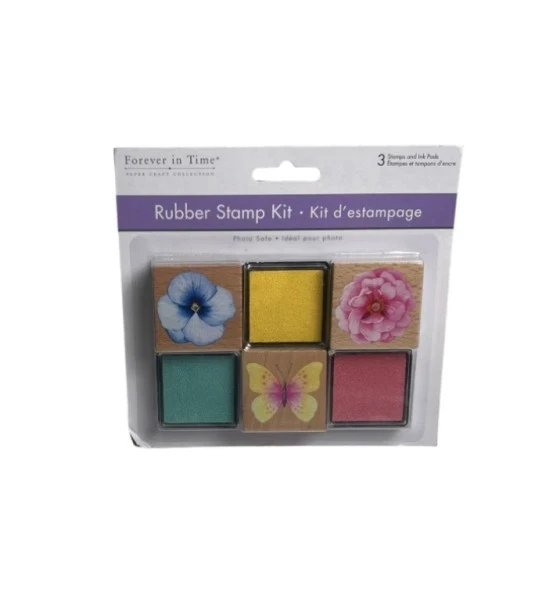 RUBBER STAMP KIT 3 PACK