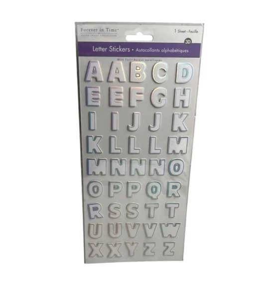 2.49 ICE LETTER STICKERS