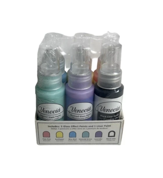 VENEXIA STAINED GLASS PAINT SET