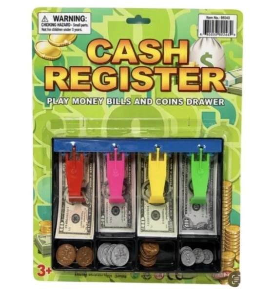CASH REGISTER PLAY MONEY