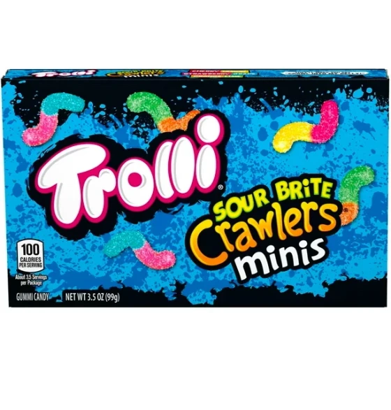 TROLLI SOUR BITE CRAWLERS MINIS 3.5 OZ