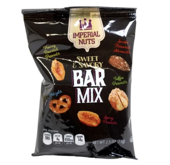 IMPERIAL NUTS SWEET AND SAVORY BAR MIX