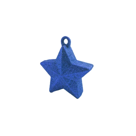GLITTER BLUE STAR BRIGHT FOIL BALLOON WEIGHT