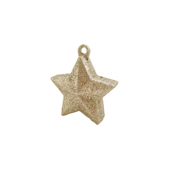 GLITTER GOLD STAR BRIGHT FOIL BALLOON WEIGHT