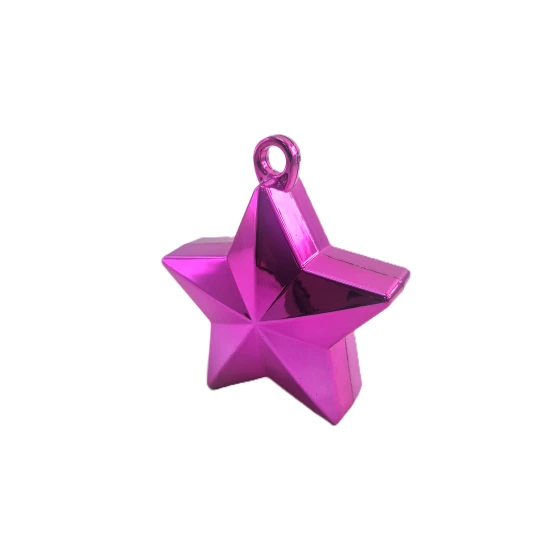 PINK STAR BRIGHT FOIL BALLOON WEIGHT