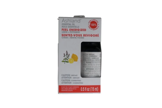 ASHLAND LEMON AND PEPPERMINT ESSENTIAL OILS 0.5 FL OZ