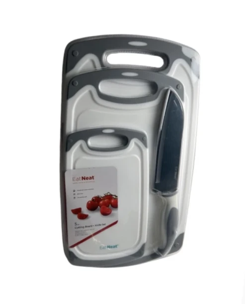 CUTTING BOAD SET WITH KNIFE