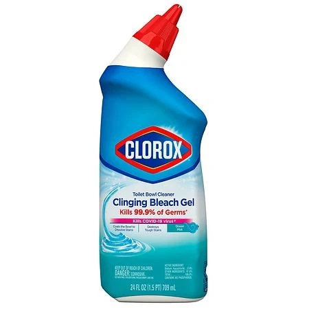 CLOROX CLINGING BLEACH GEL 24 FL OZ