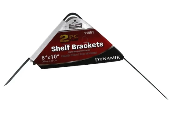 SHELF BRACKETS 2 PACK