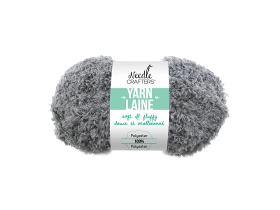 GREY SOFTNFLUFFY YARN