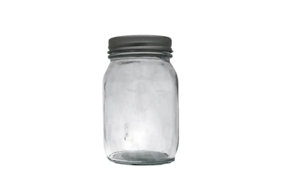 GLASS MASON JAR WITH LID 500 ML