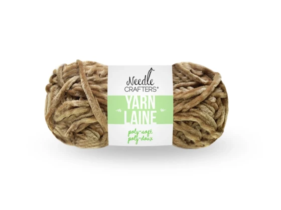 BEIGE POLY SOFT YARN BALL