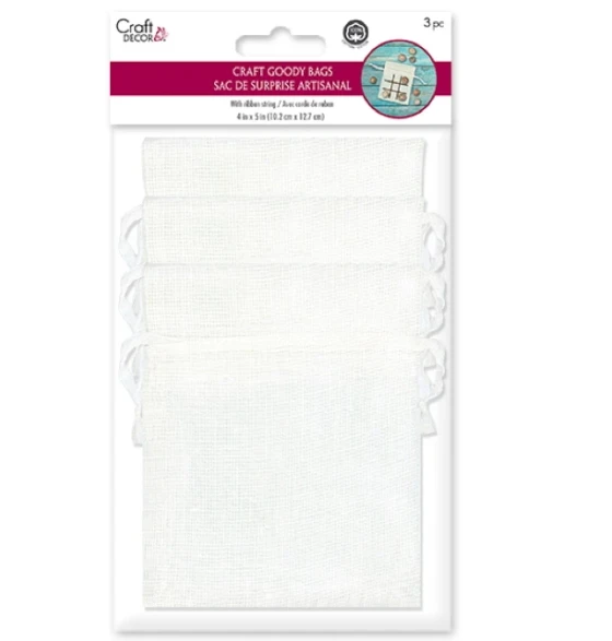 WHITE GOOD BAGS 3 PACK