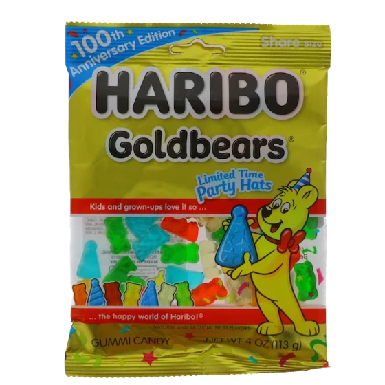 HARIBO PARTY HAT GOLDBEARS