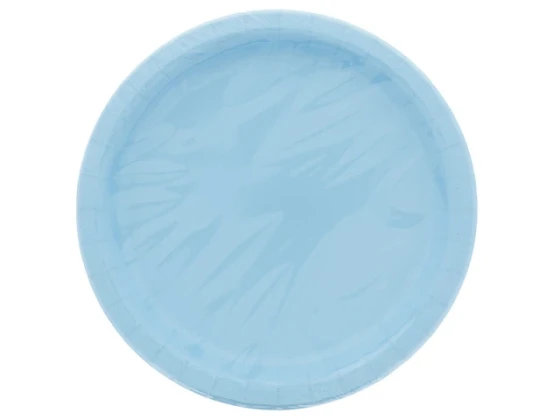Baby Blue 9 Inch Dinner Plates 16 Count ddd