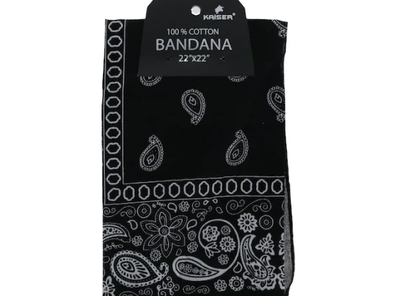 BLACK BANDANA