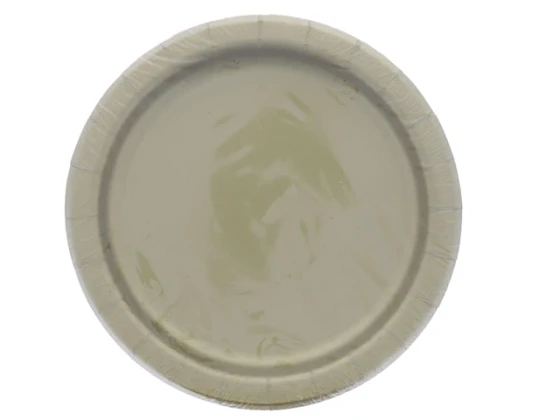 Gold 7 Inch Dessert Plates 20 Count