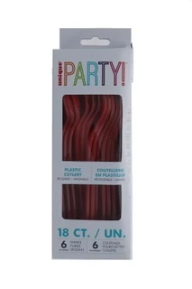 CUTLERY RED