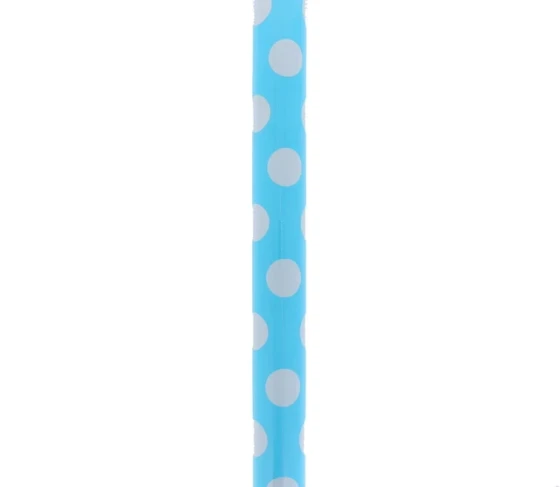 LIGHT BLUE AND WHITE POLKA DOT GIFT WRAP 76.2 CM X 1.52 M