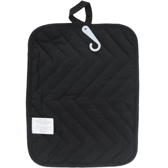 BLACK POT HOLDER