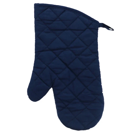 DARK BLUE OVEN MITTEN 13 INCH