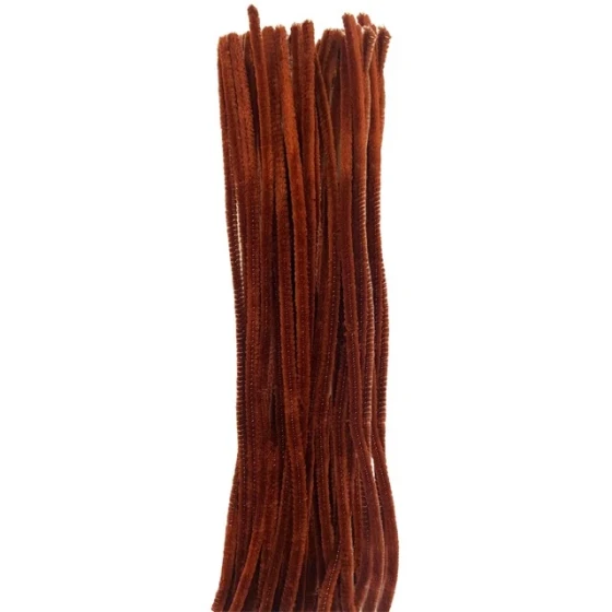 BROWN CHENILLE STEM