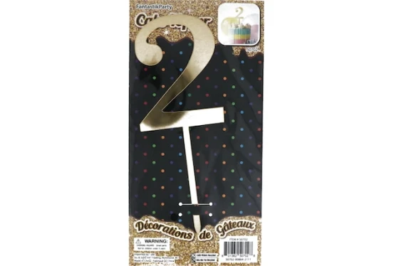 GOLD CAKE TOPPER 2