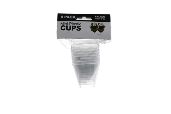 Mini Plastic Cup 8 Count