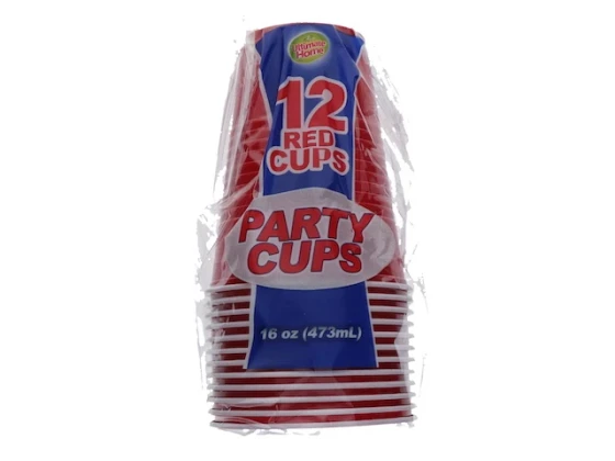 RED CUPS 16Z 12PC