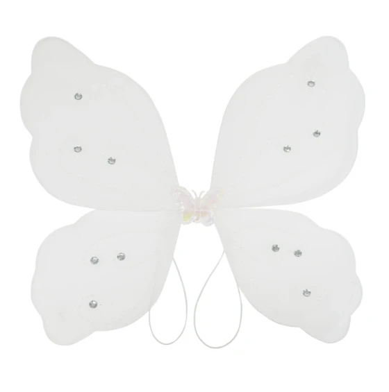 NYLON BUTTERFLY WINGS WHITE