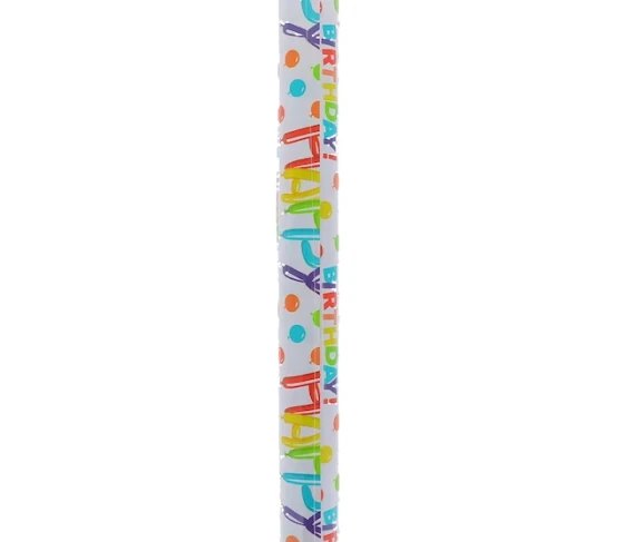 BIRTHDAY BALLOON GIFT WRAP 76.2 CM X 1.52 M