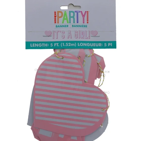 ITS A GIRL BANNER 5 FT