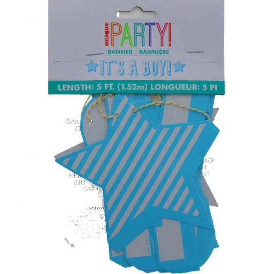 ITS A BOY BANNER 5 FT